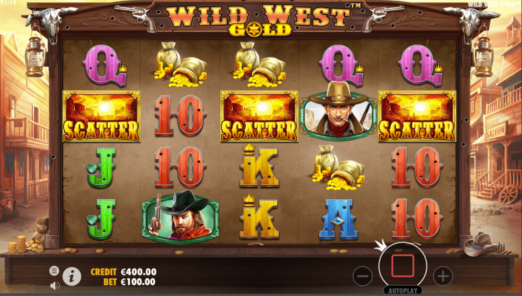 wild west gold slot game scatter trigger